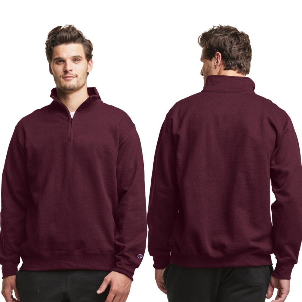 Men’s Champion Powerblend Fleece 1/4 Zip Pullover